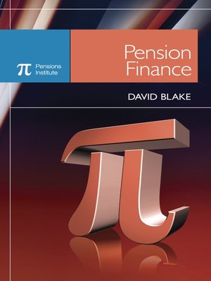 cover image of Pension Finance